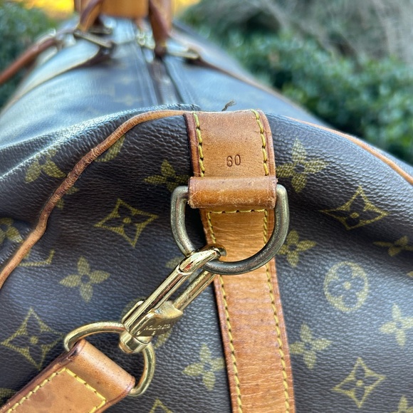 🦁 Louis Vuitton LV Monogram Keepall 60 Bandouliere - Picture 17 of 17